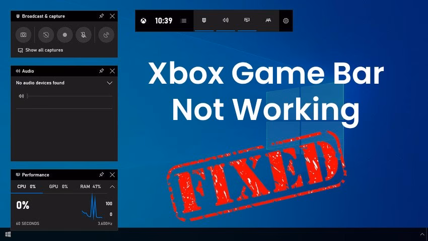 ¿Cómo solucionar el problema de Xbox Game Bar?