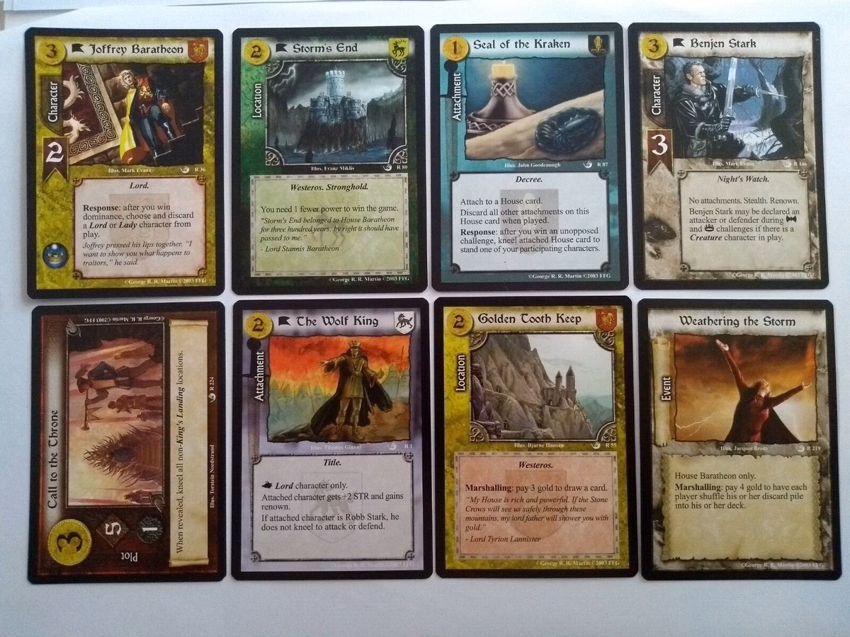 What is a game of Thrones card game?