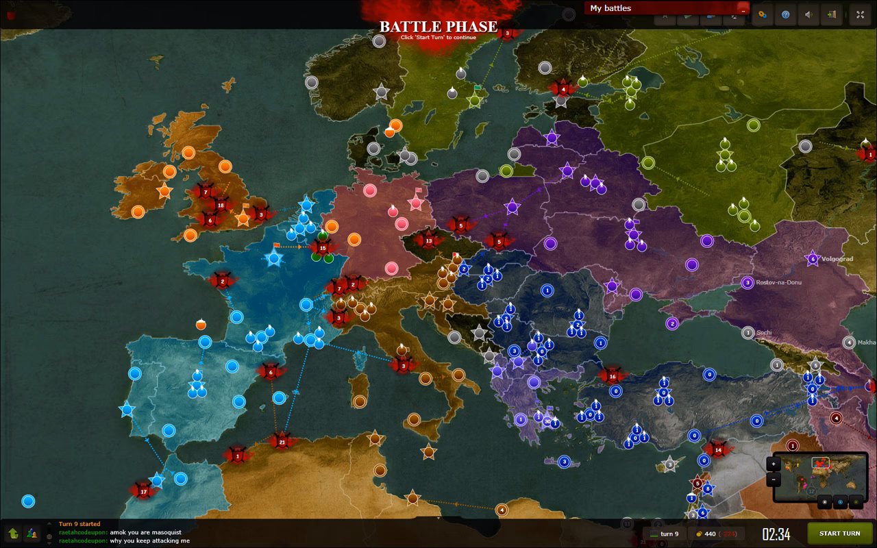 What is warfare online?