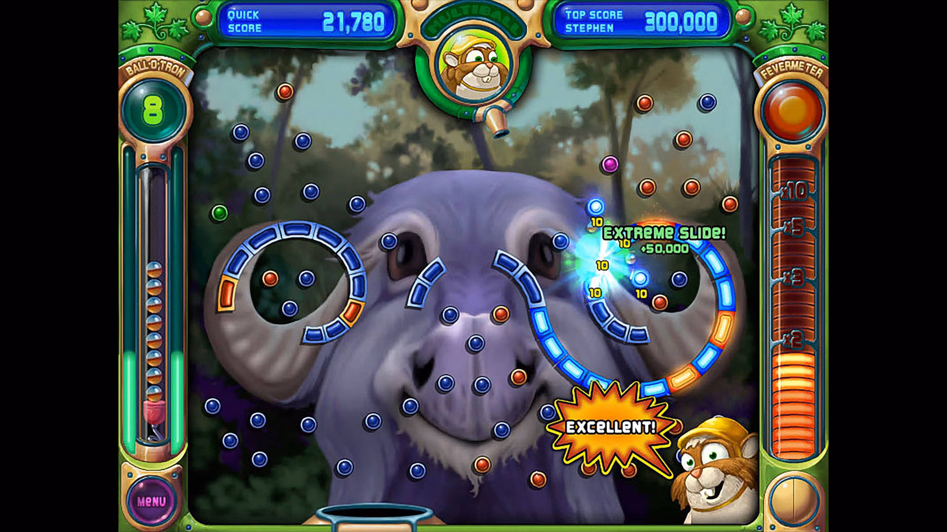¿Cuál es el último juego de Peggle Nights?