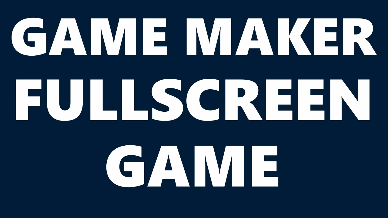 How to use a fullscreen borderless window in GameMaker?