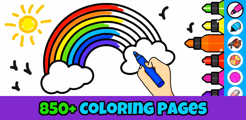 How many free online coloring games are there?