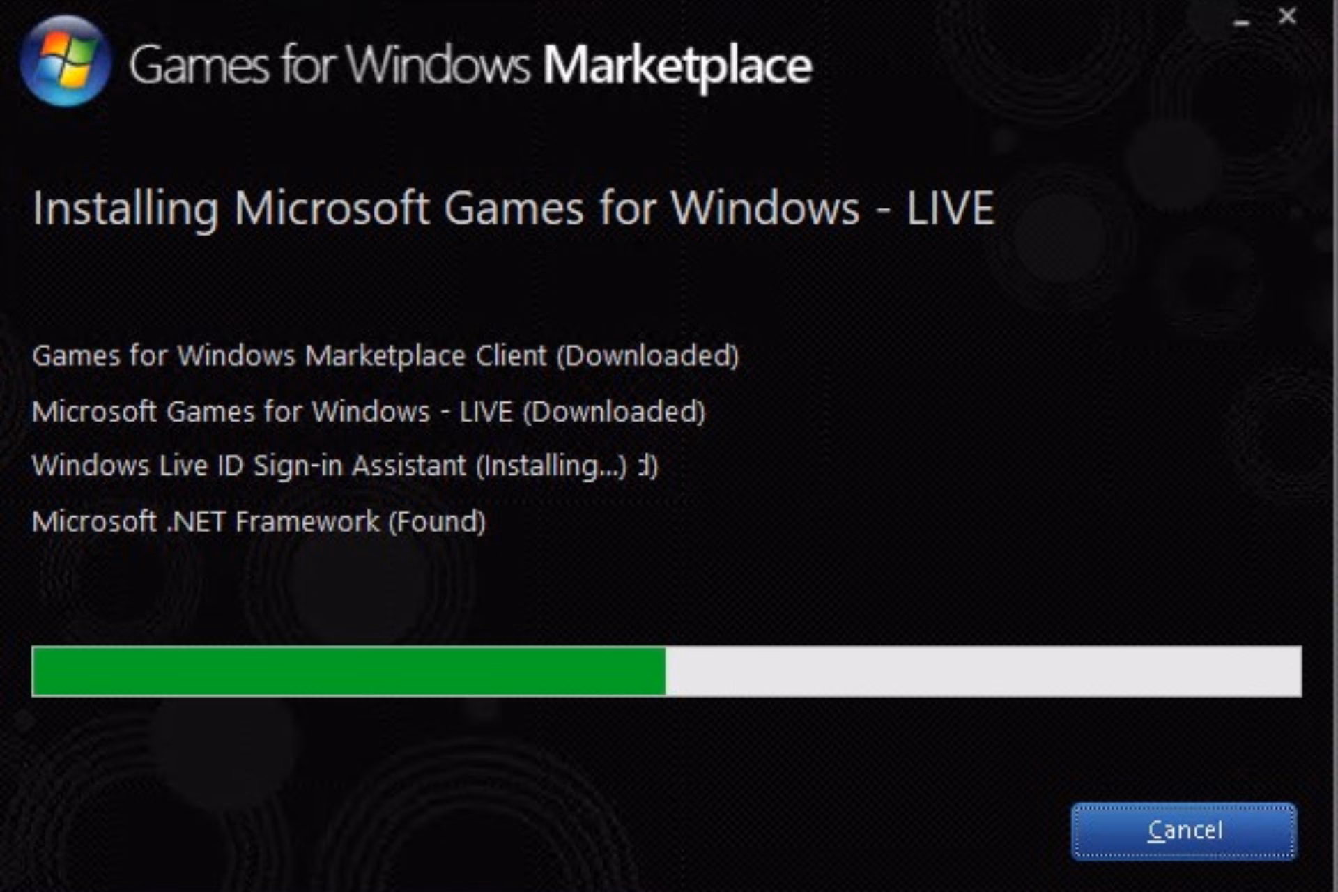 How do I reinstall games for Windows Live?