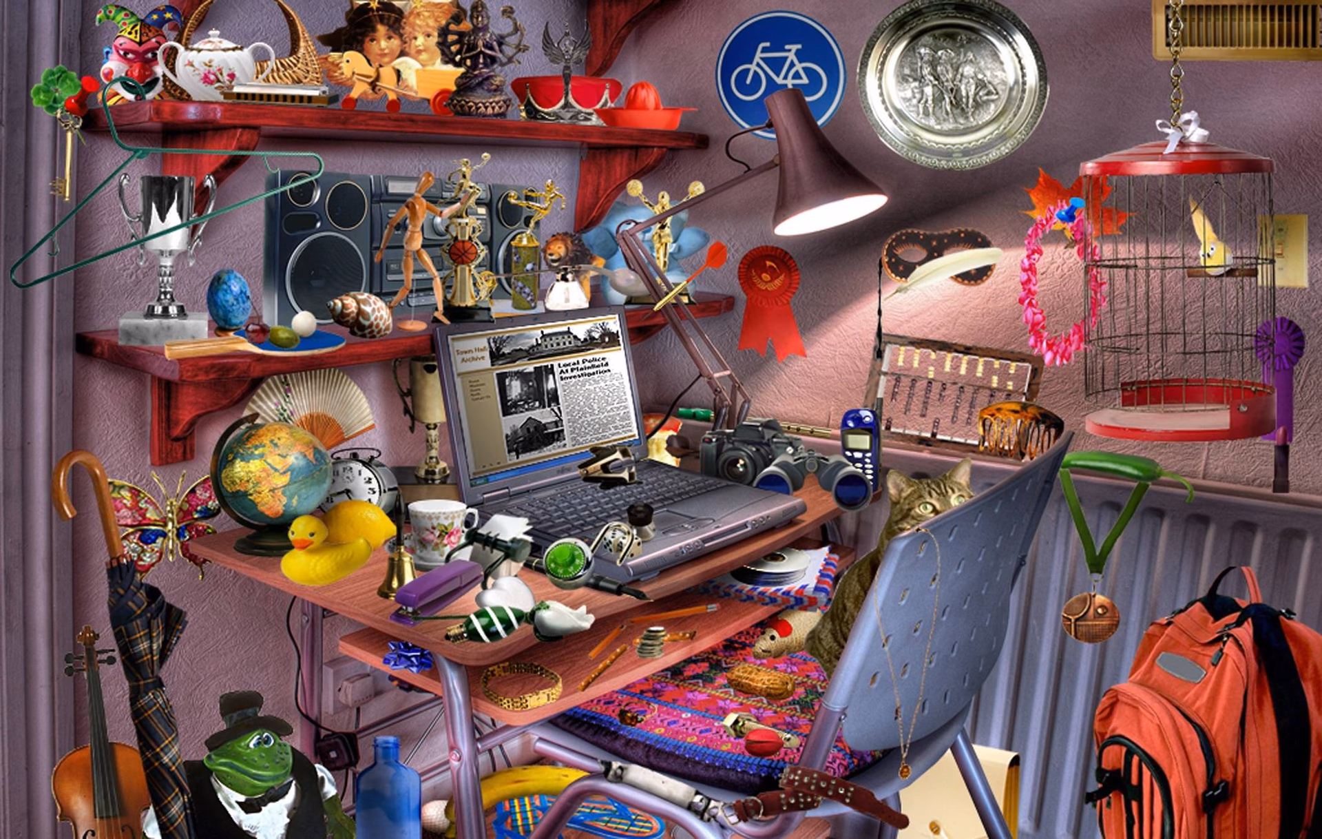 How do you play a hidden object game?