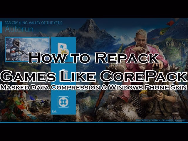 How do I repack a game?