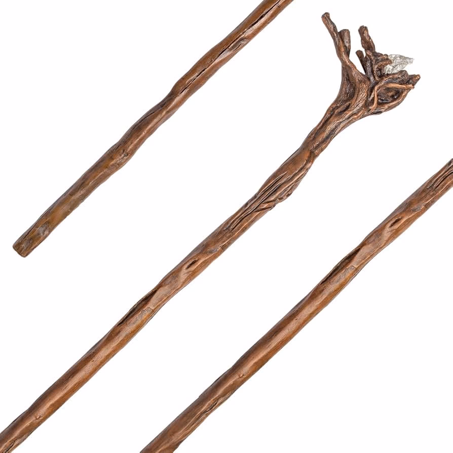 Does Gandalf have a staff in Lord of the Rings?