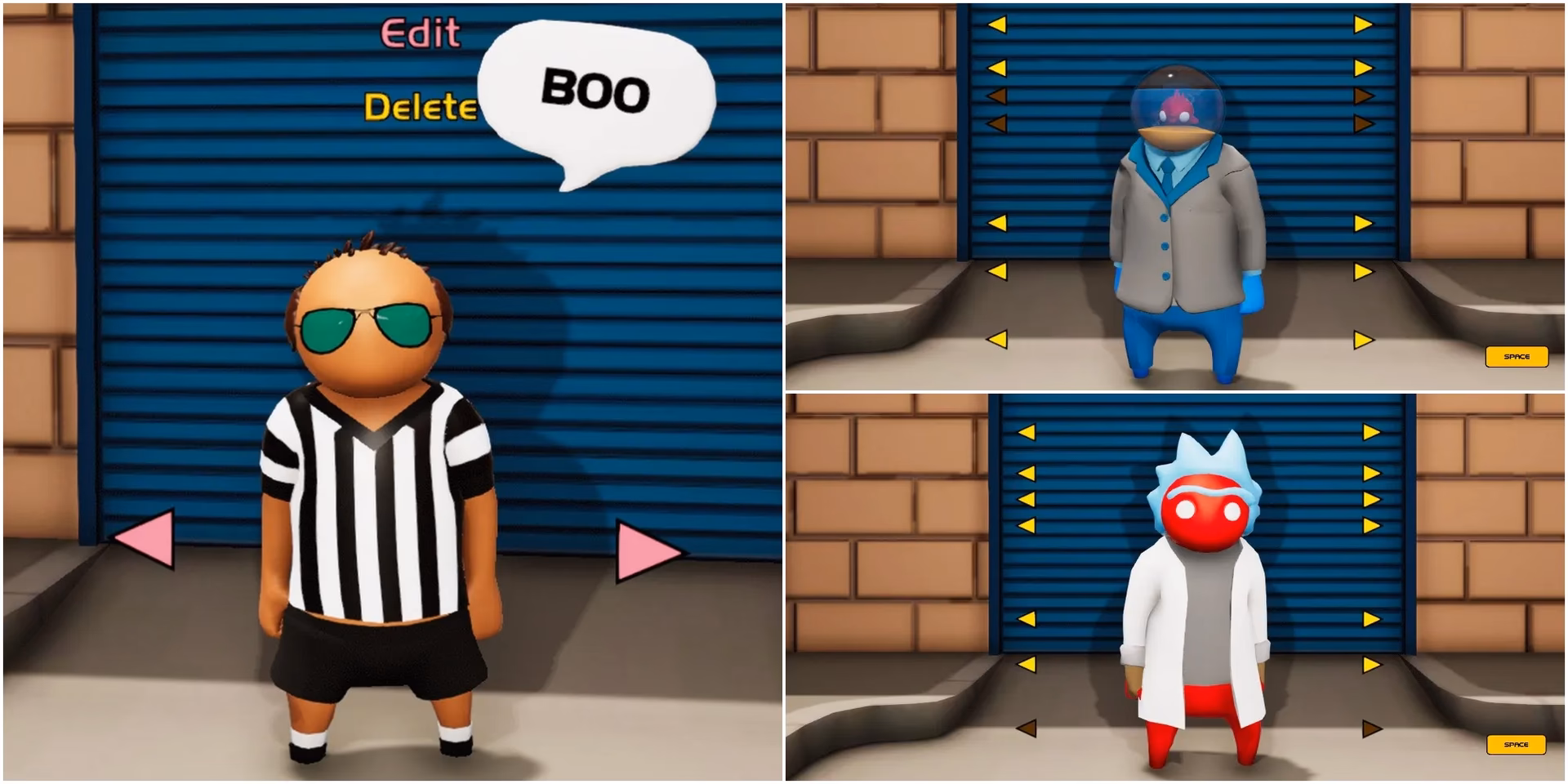 Does El Luchador wear a costume in Gang Beasts?