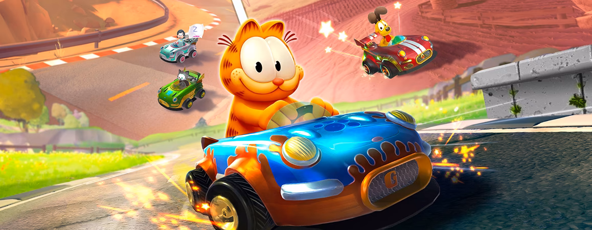 Should you stay grounded in Garfield Kart Furious racing?