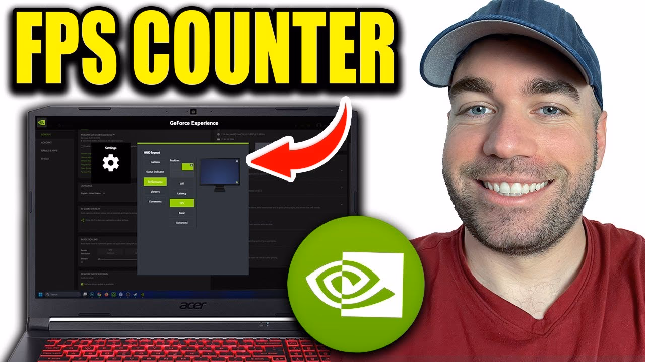 How to check fps if you have a GeForce graphics card?