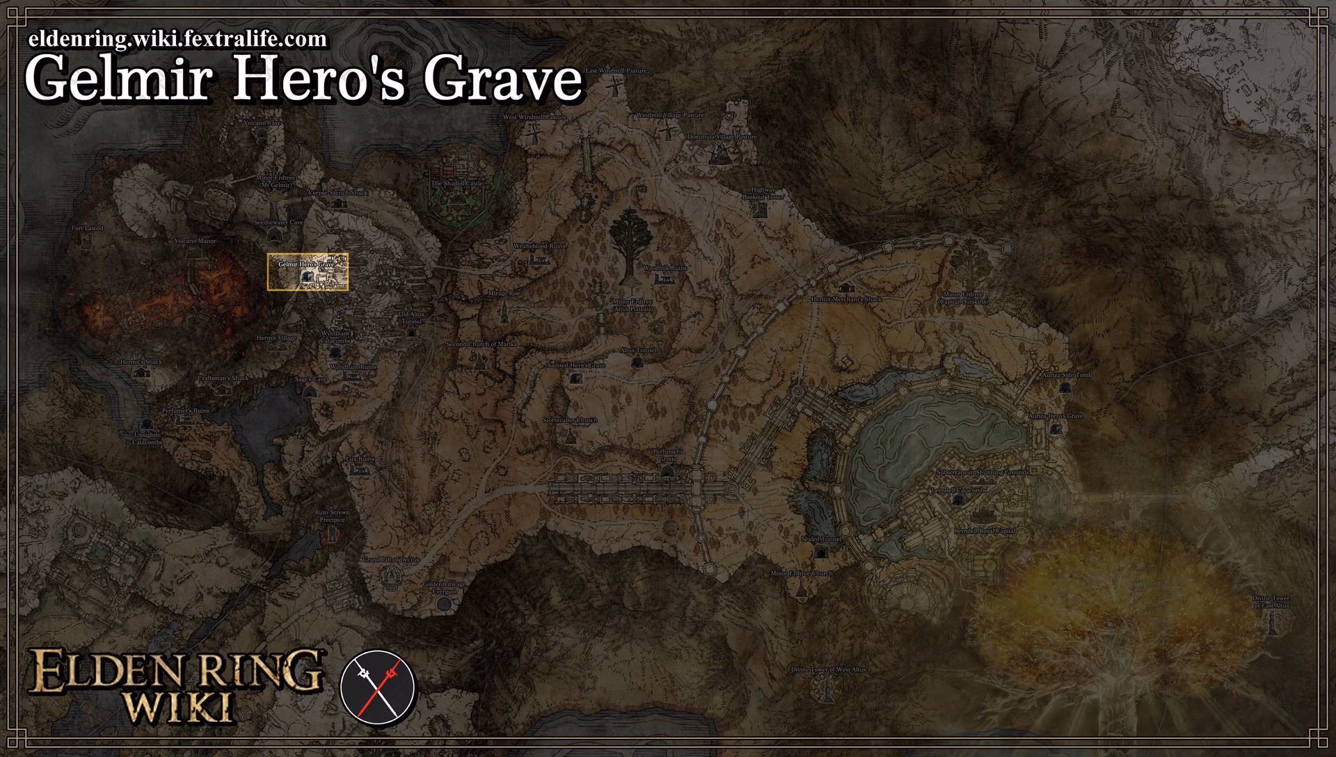 What is Gelmir hero's grave in Elden Ring?