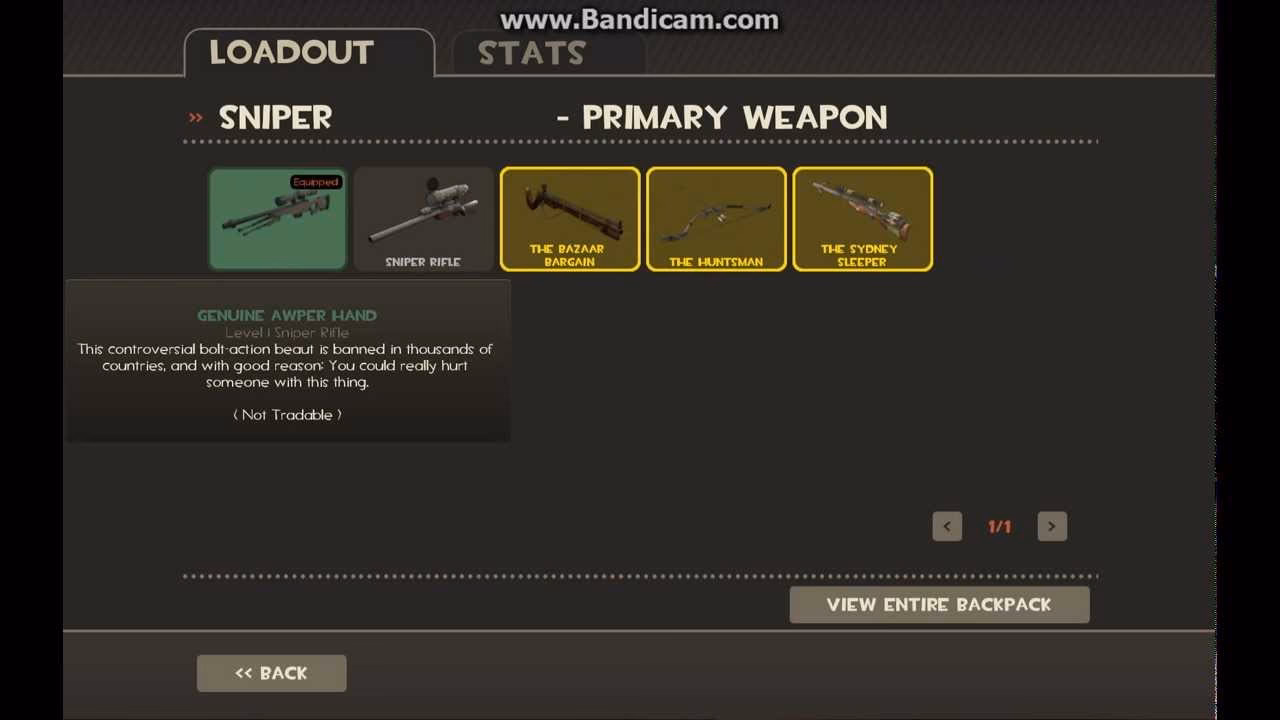 How many instances of AWPer hand are there?