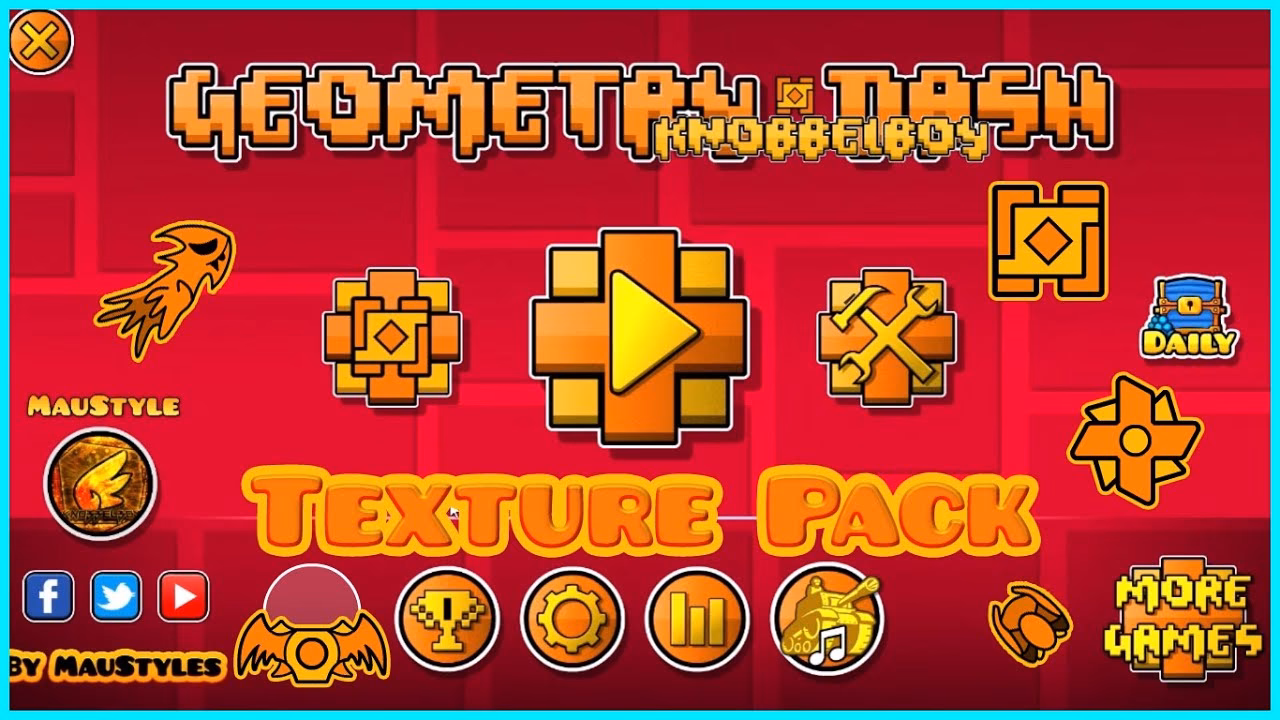 How to install a texture pack in Geometry Dash?