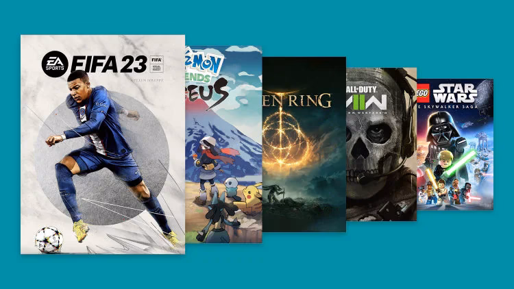 How many games are made in Germany?