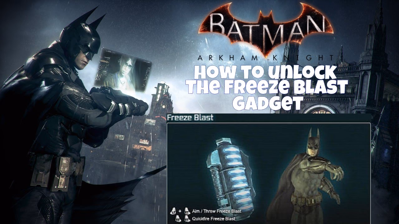 What happens if you throw a freeze grenade in Arkham Knight?