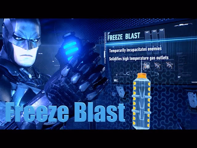 What does the Freeze Blast do in Arkham City?