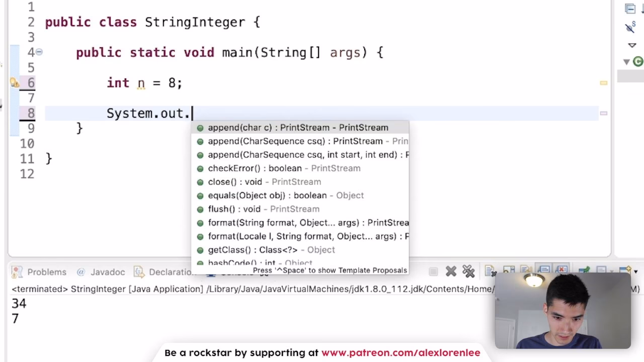 Will a search function work if a string starts with an integer?