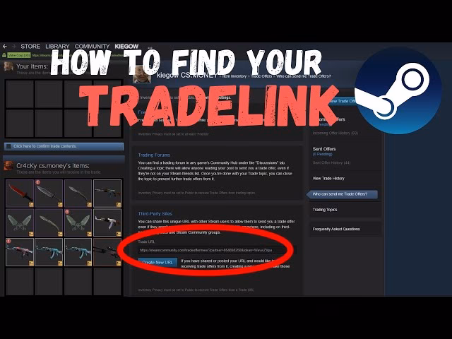 How to find a trade URL?