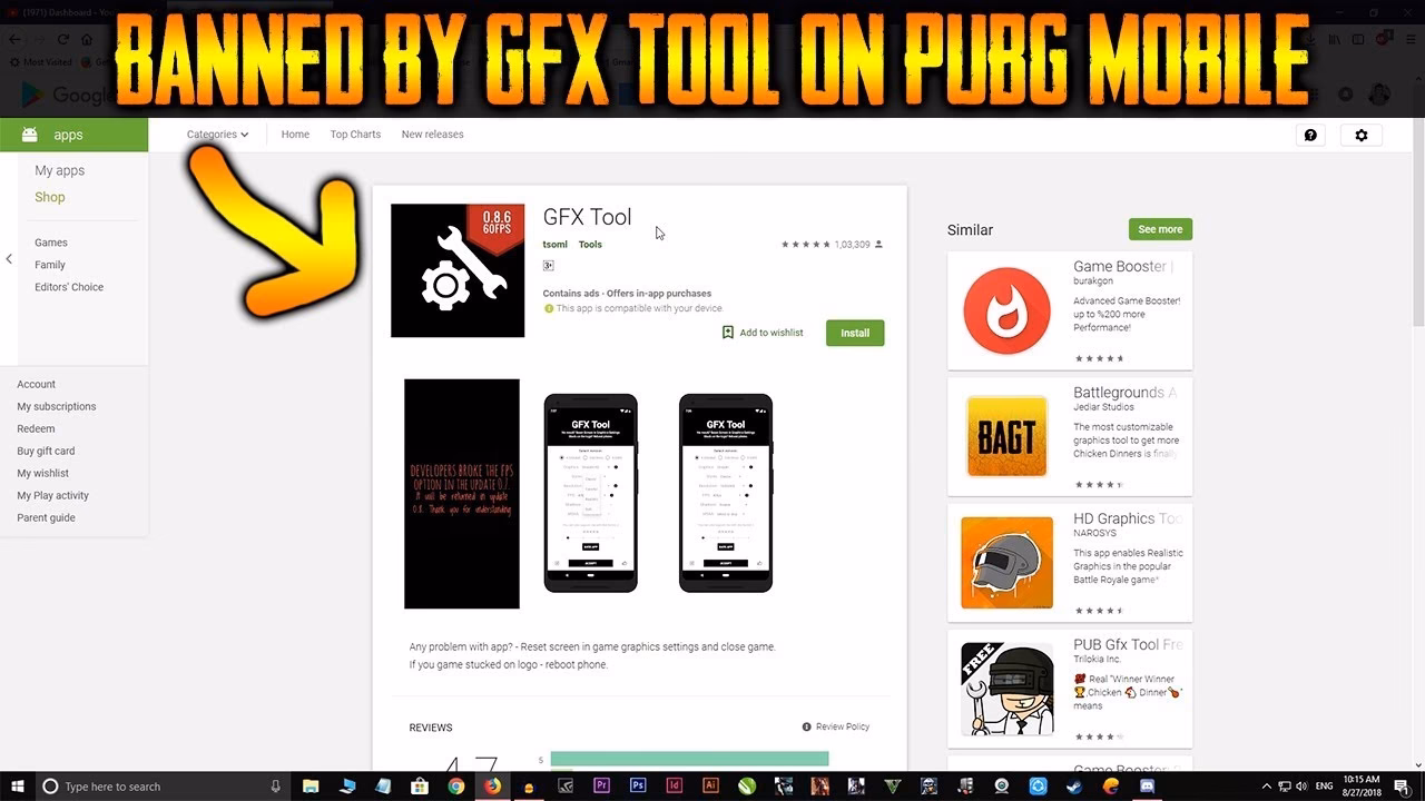 What are GFX tools for PUBG & BGMI?