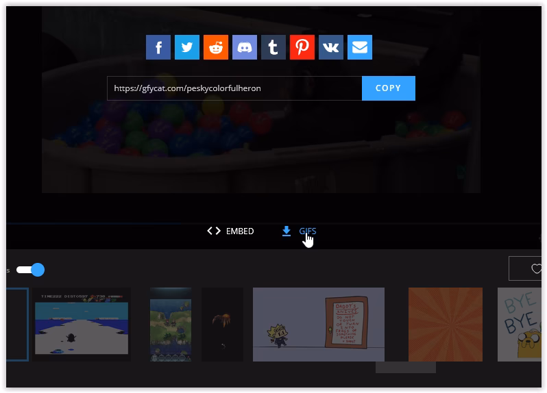 How to upload GIFs & short videos on Gfycat?