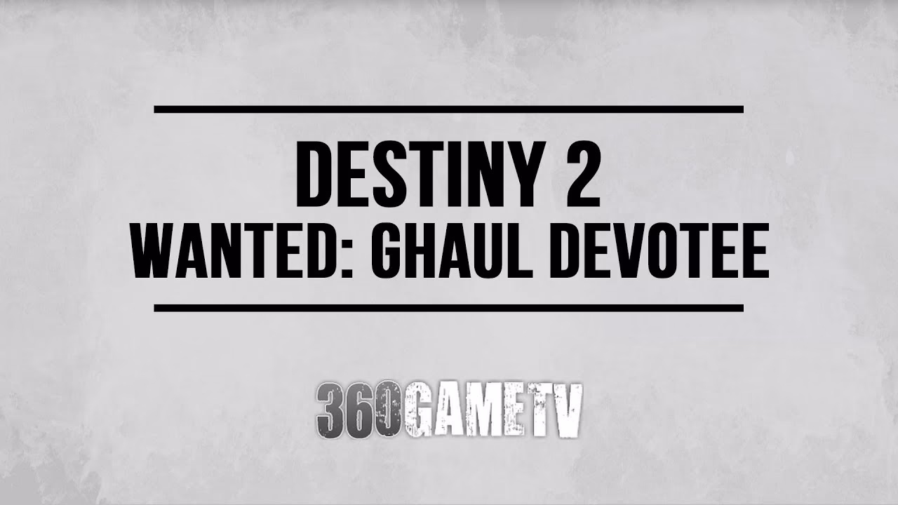 What is the Wanted: Ghaul Devotee bounty?