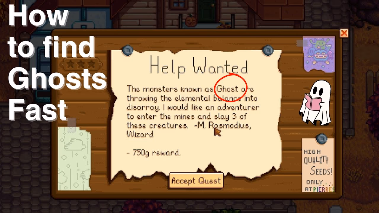 What is a ghost In Stardew Valley wiki?