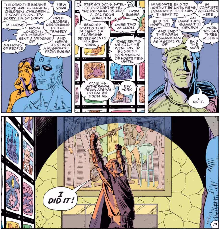 Did Ozymandias fake a squid attack?