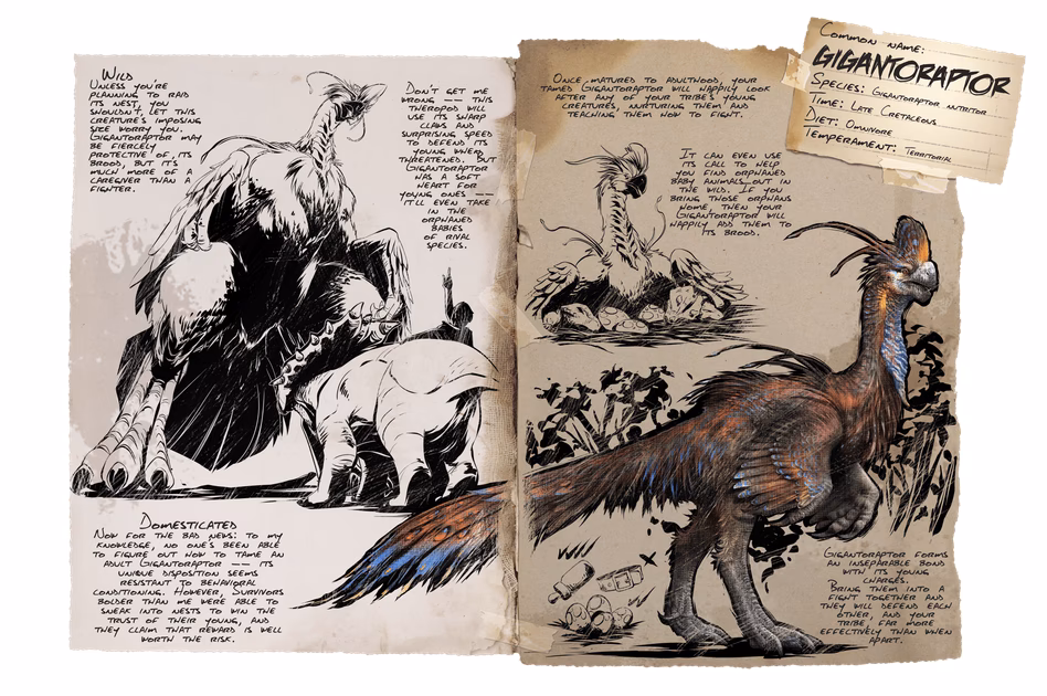How do you tame a Gigantoraptor?