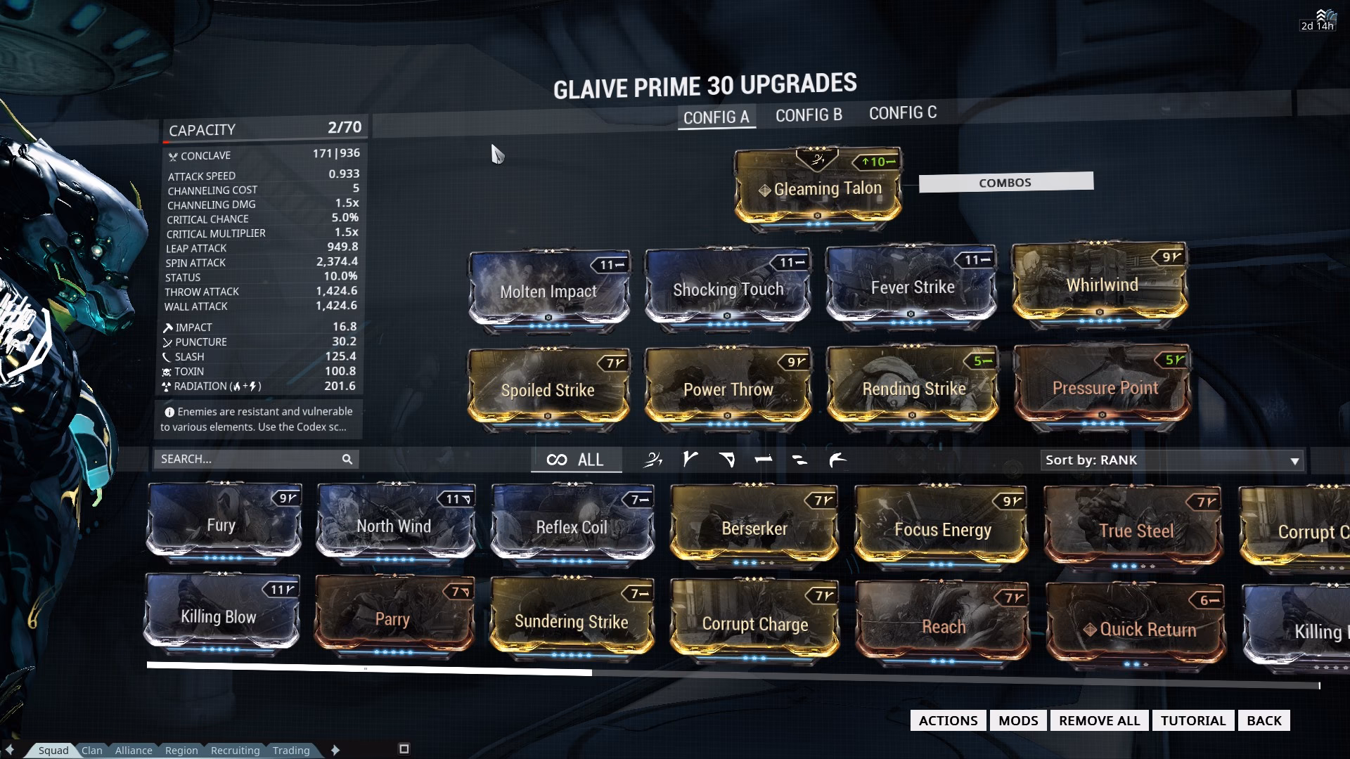How do I obtain Glaive Prime?