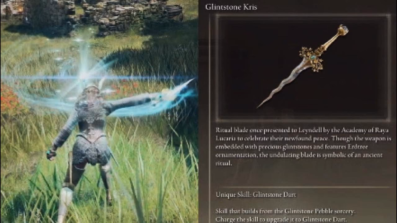 What is the glintstone Kris in Elden Ring?