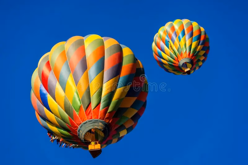 ¿Cómo ver globos en el aire?