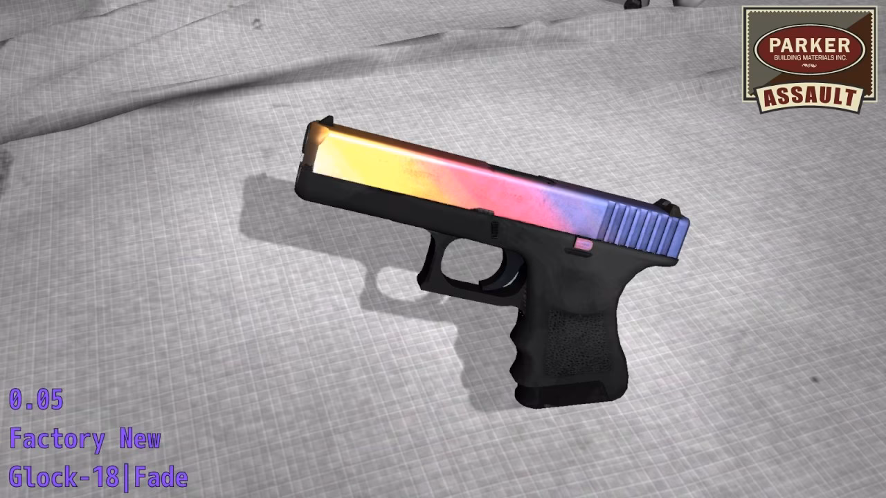 What is Glock 18 fade?