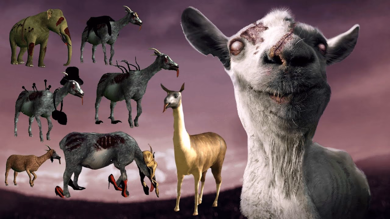 How many goats can you unlock in Goat Simulator?