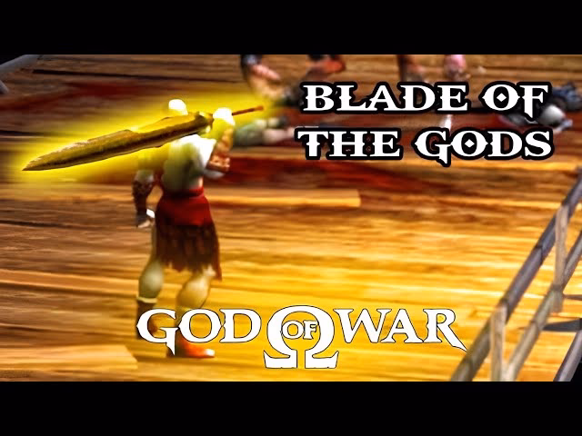 Who made the blade of the gods?