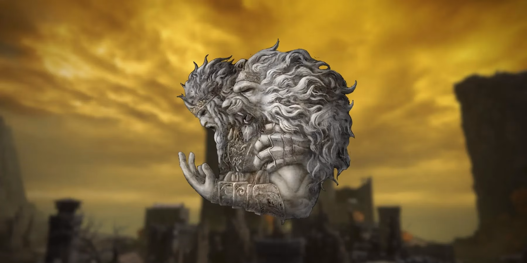 Why did Godfrey take the Beast regent serosh on his back?