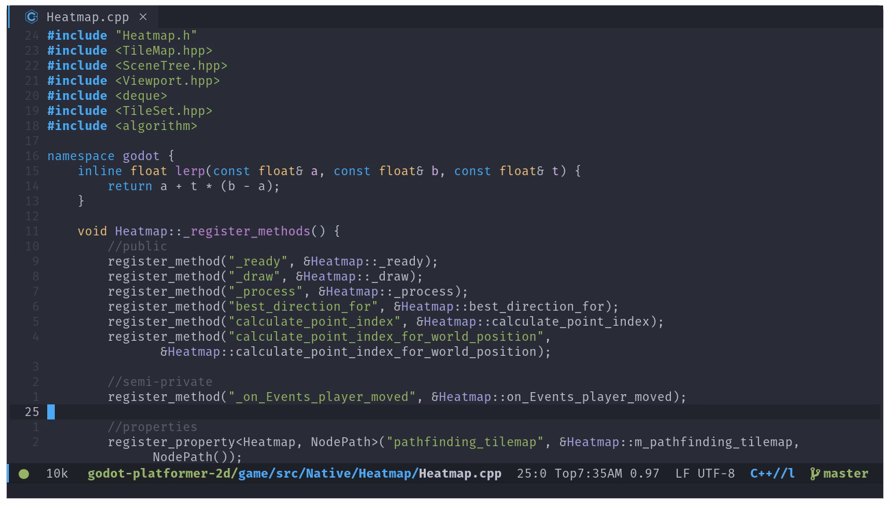 What programming language does Godot use?