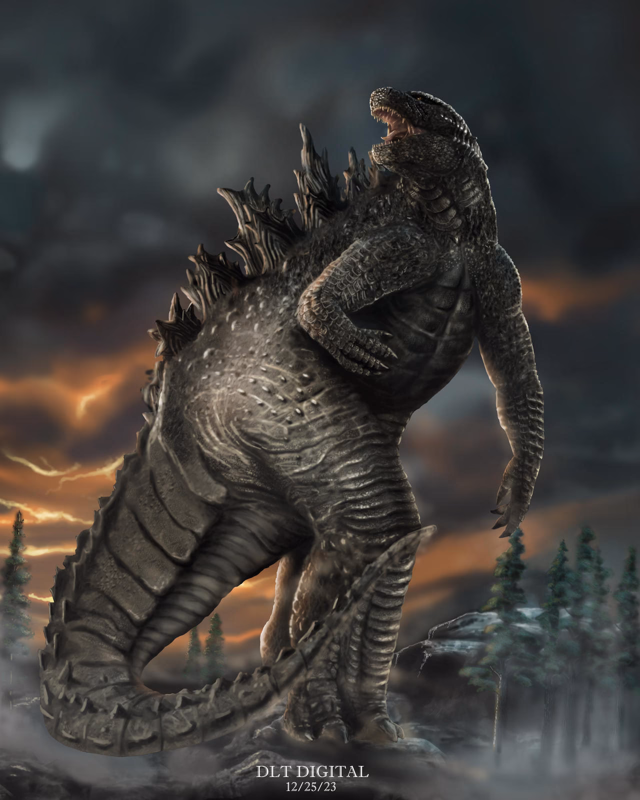 How did Godzilla get crowned?