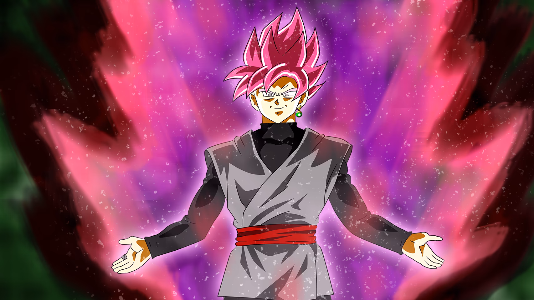 What is the resolution of black Goku rose 4K?