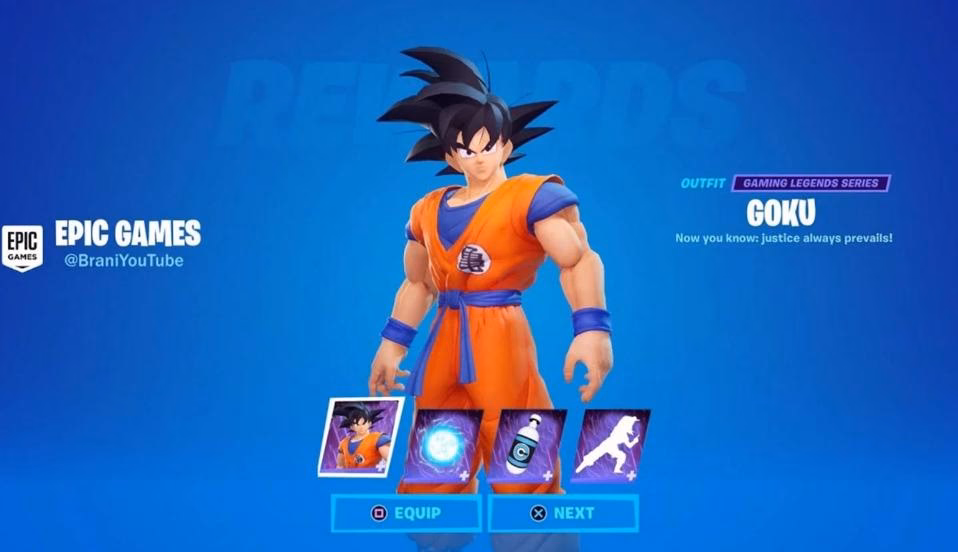 ¿Cuánto cuesta el traje de Goku en Fortnite?