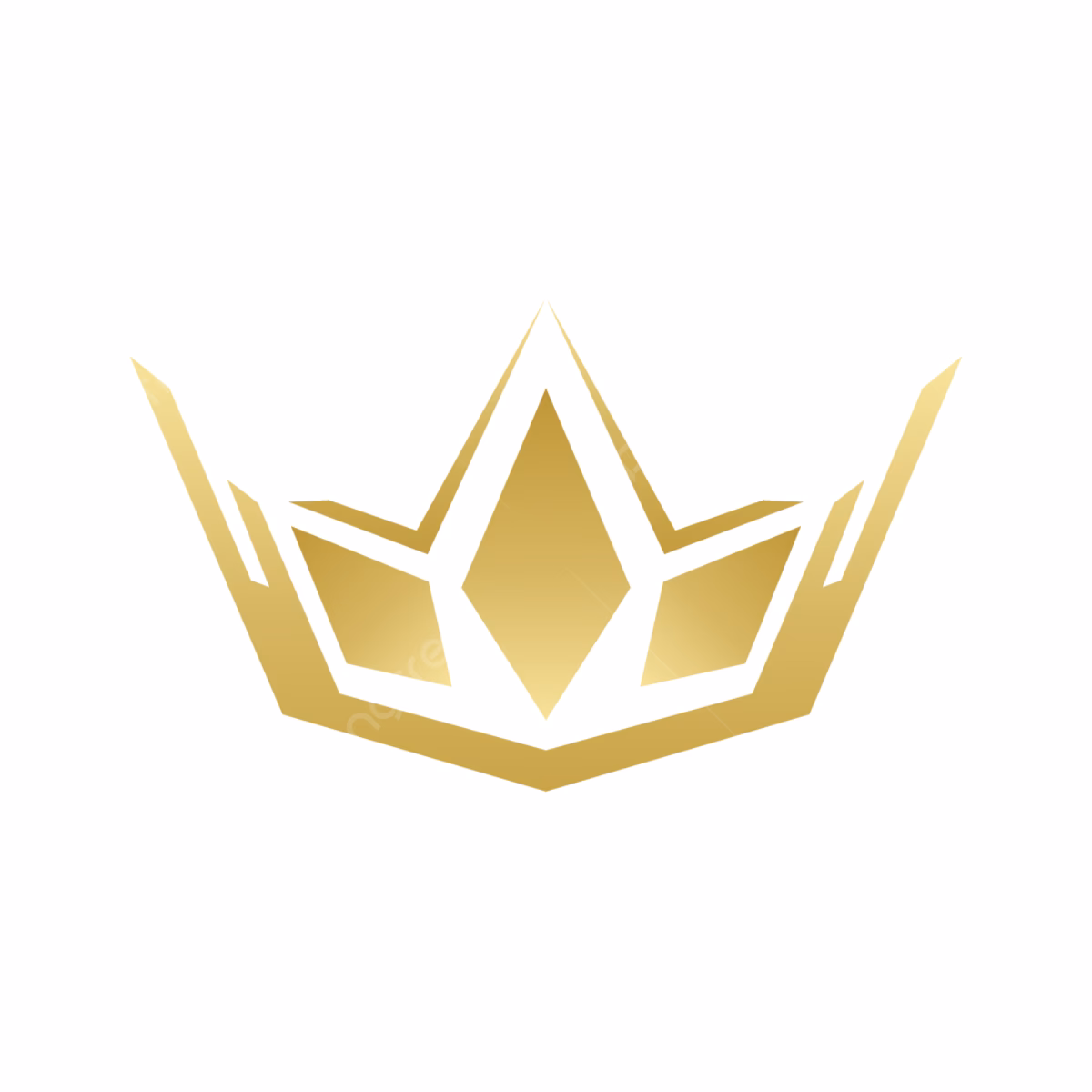 How to create a golden crown logo?