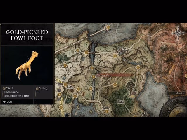 What is gold-pickled fowl foot in nightreign?