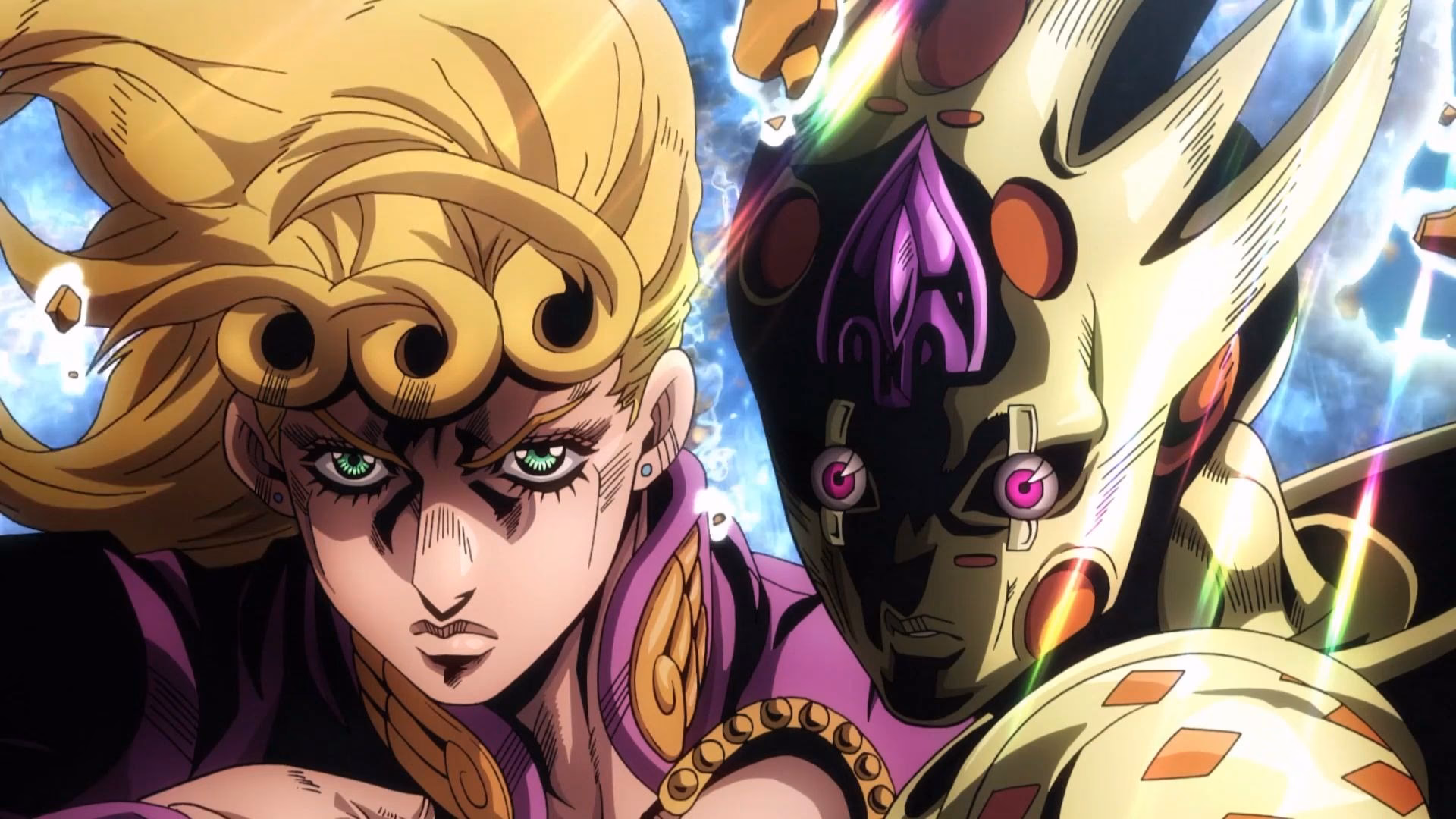 ¿Cuál es el grito de stand de Gold Experience Requiem?