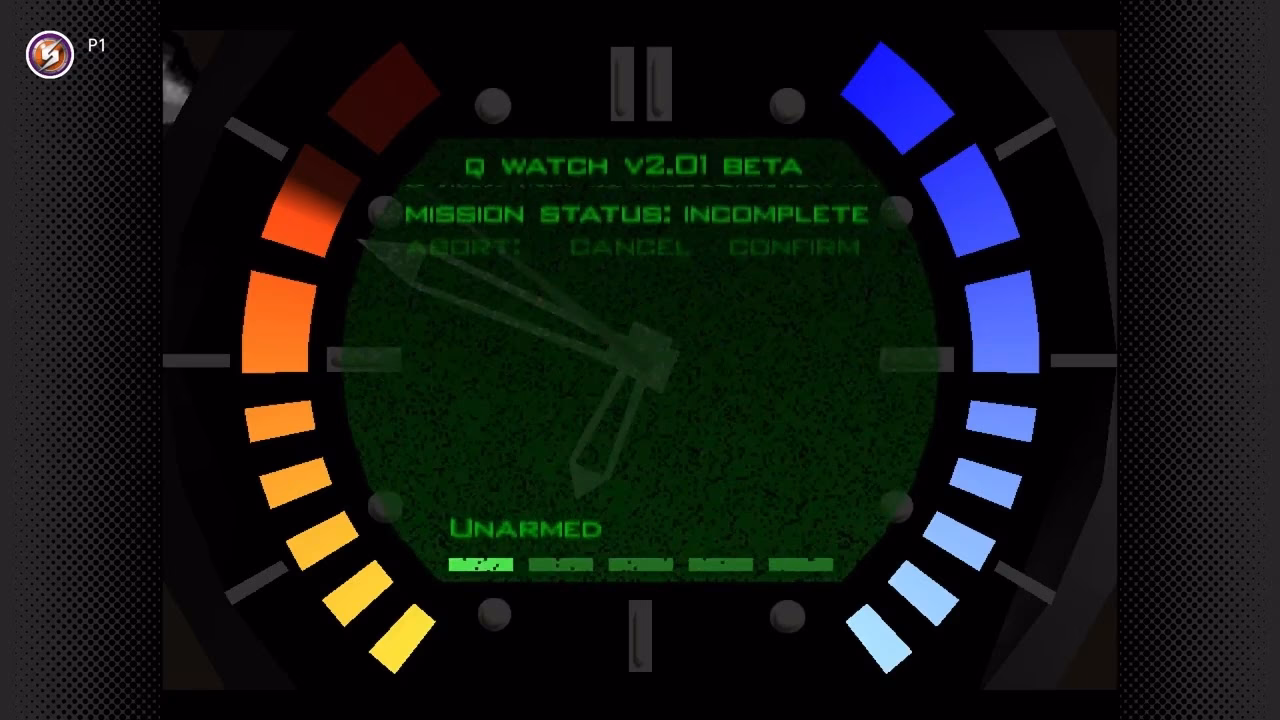 Does GoldenEye 007 have a soothing watch music?