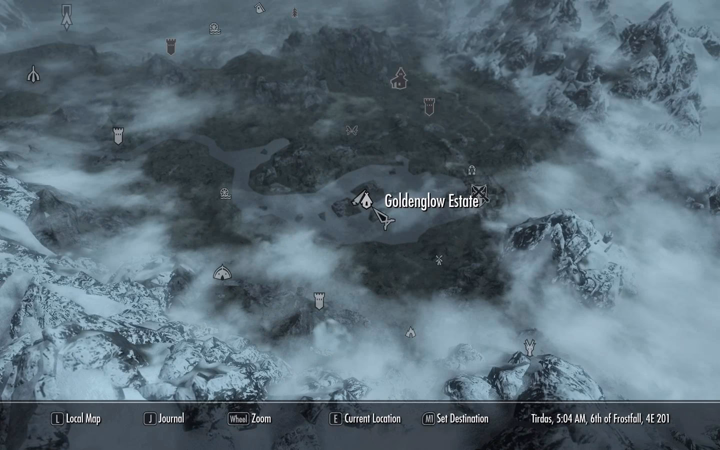 Where is goldenglow estate in Skyrim?