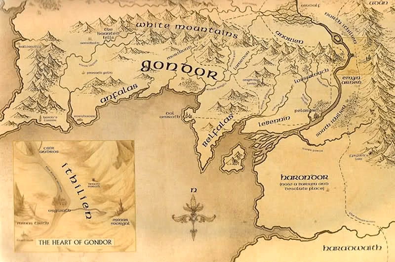 Where is Gondor located?