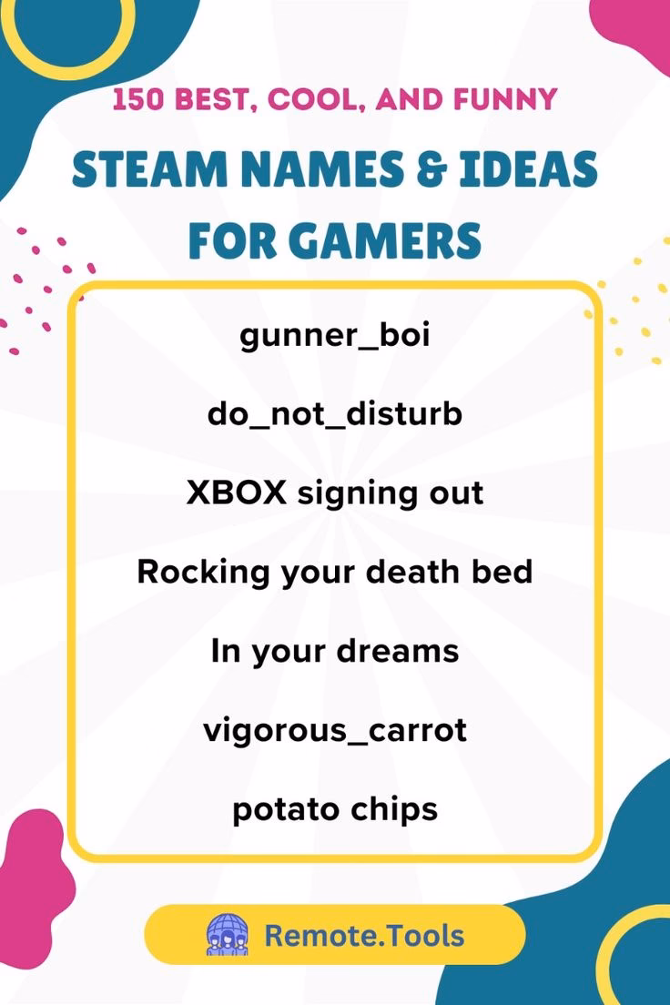 What is steam name generator?