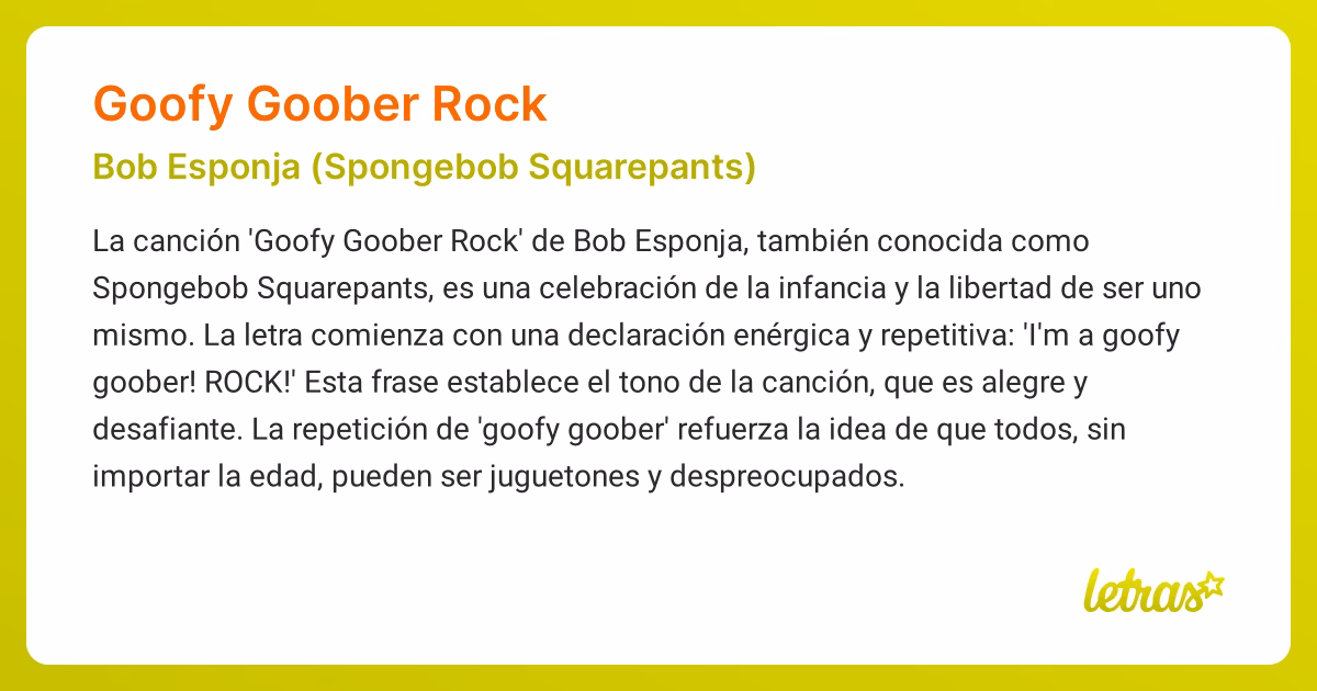¿Cuál es la personalidad de Goofy?