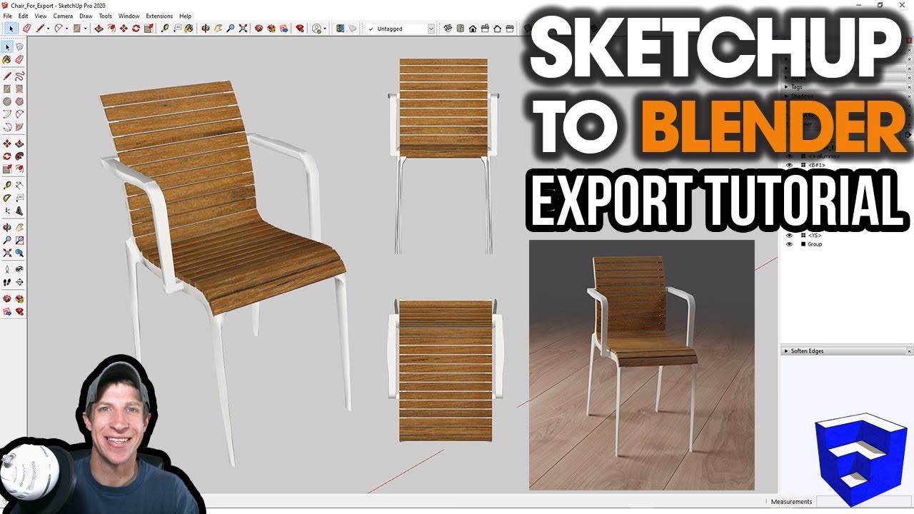 How to import SketchUp files in Blender?
