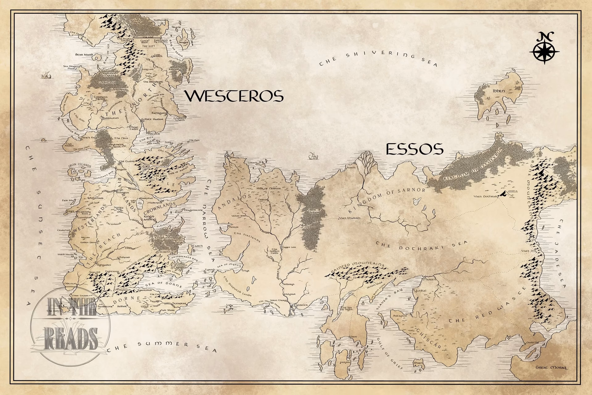Where was the throne located?