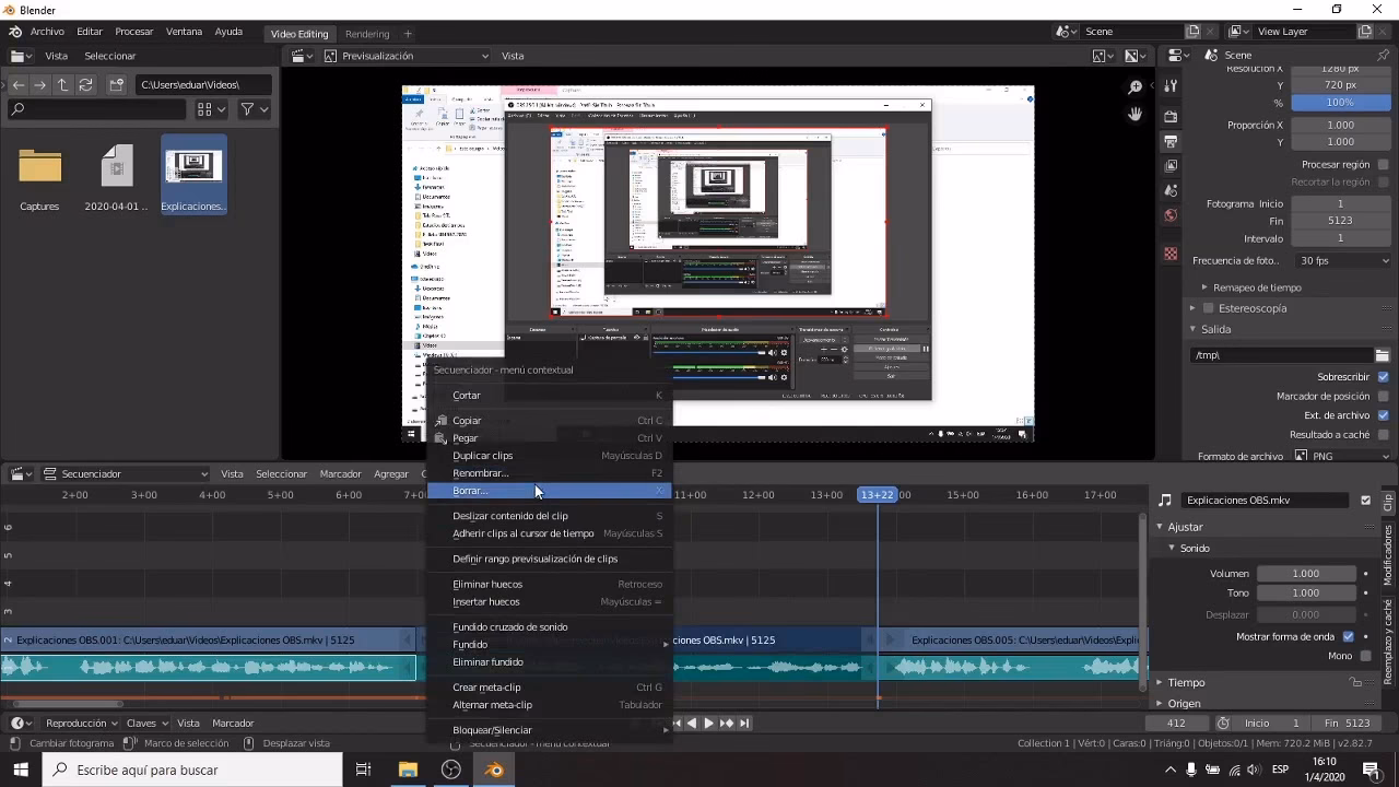 ¿Cómo hacer una captura de pantalla en Blender?