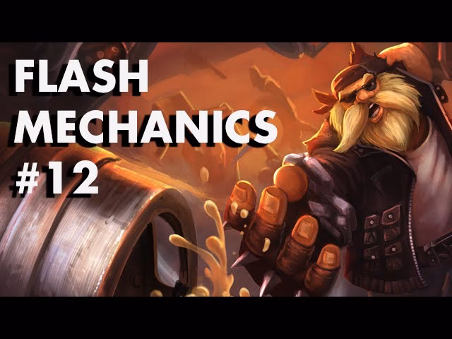 What does Gragas do if he hits a unit?